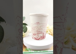 Video of Customized Branded Logo Eco Bamboo Cups