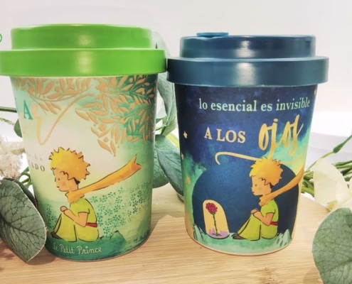 Mannbiotech - Video of Customizable Bamboo Fiber Branded Coffee Cups