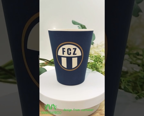 Mannbiotech - Video of Takeaway Bamboo Fiber Branded Coffee Cups