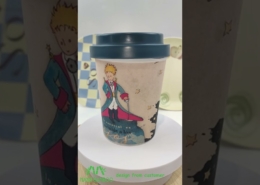 Mannbiotech - Video of The Little Prince Bamboo Fiber Printed Coffee Cups