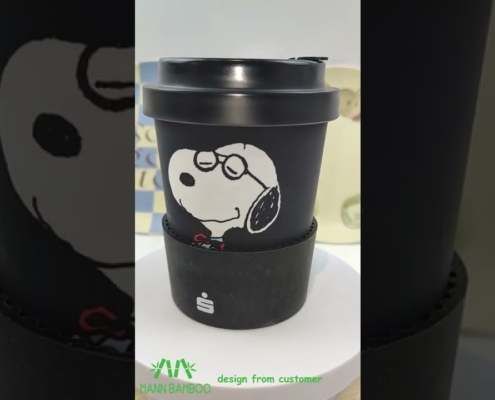 Mannbiotech - Video of Bamboo Fibre Custom Coffee Cups