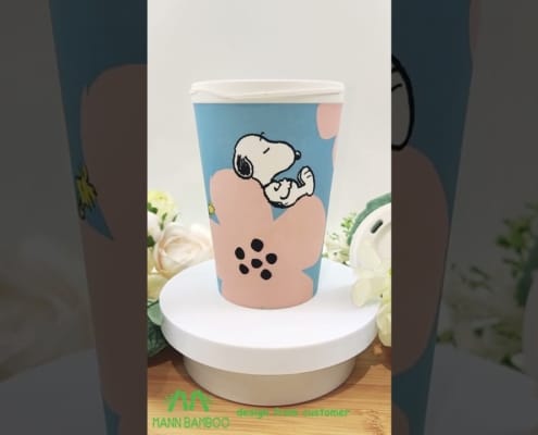 Video of Peanuts Snoopy, Eco Friendly Reusable Cups