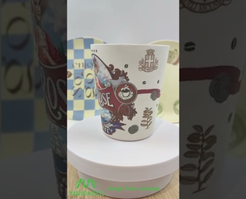 Mannbiotech - Video of Bamboo Fiber Biodegradable Coffee Cups