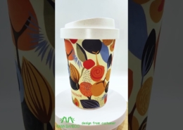 Mannbiotech - Video of Bamboo Fiber Reusable Custom Coffee Cups