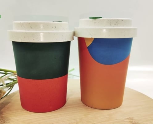 Mannbiotech - Video of Takeaway Bamboo Fibre Customized Coffee Cups
