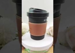 Video of Custom Bamboo Fibre Branded Coffee Cups