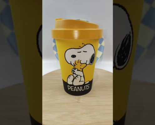 Mannbiotech - Video of Personalized Cartoon Thermal Eco Coffee Cups