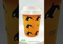 Mannbiotech - Video of Print Bamboo Fiber Eco Coffee Cups