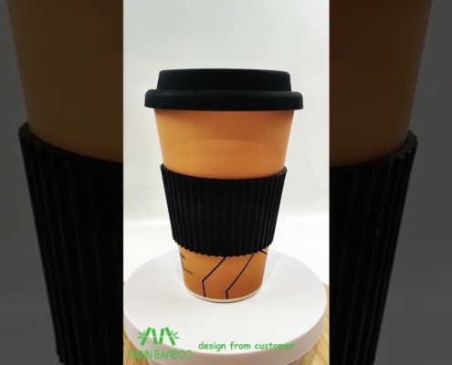 Mannbiotech - Video of Personalized Bamboo Fiber Reusable Cups