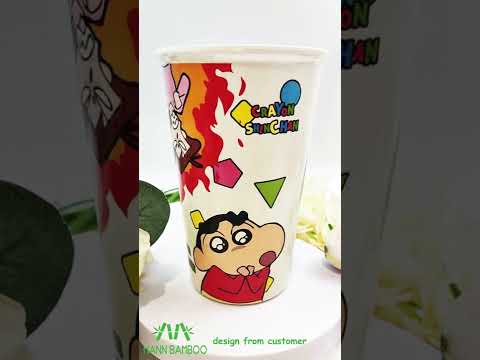 Mannbiotech - Video of Crayon Shin-chan Bamboo Fiber Reusable Coffee Cups