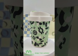 Mannbiotech - Video of Bamboo Fiber Personalized Coffee Cups
