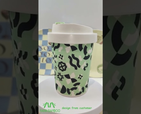 Mannbiotech - Video of Bamboo Fiber Personalized Coffee Cups